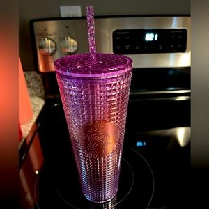 Purple Starbucks cup